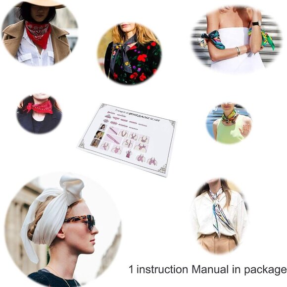 Large Boho Scarf for Women Lightweight Floral Printed Scarves Fall Winter Fashio - Picture 6 of 6